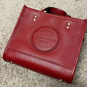 Dempsey Tote 22 With Coach Patch And Heart Charm
